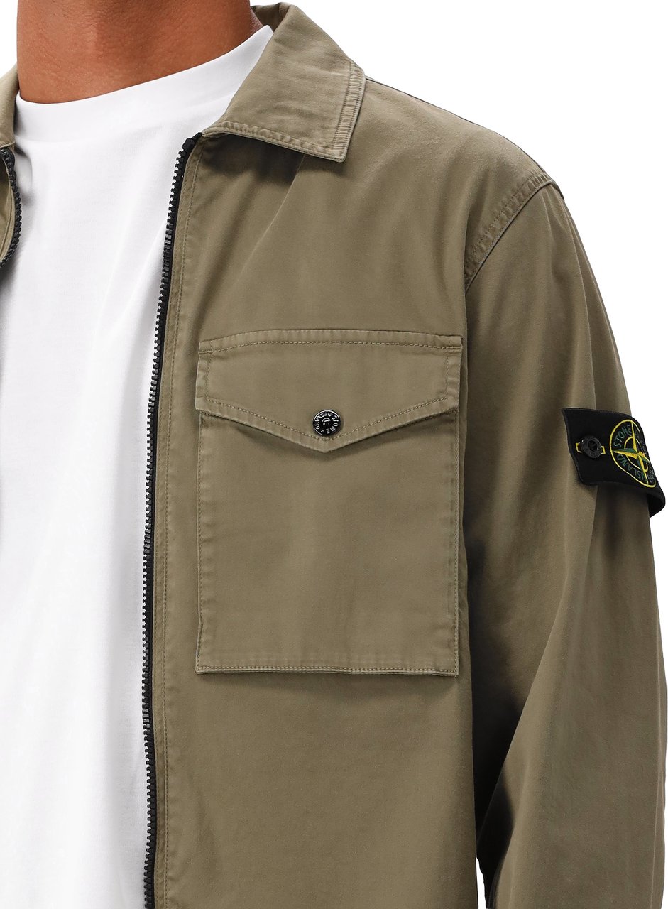 Stone Island Overshirt Groen Groen