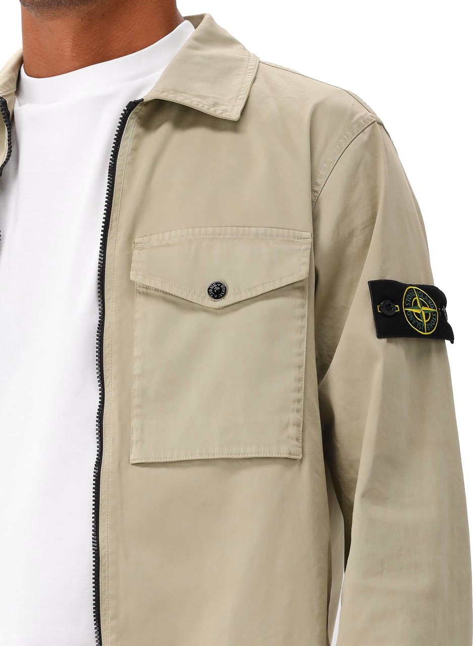 Stone Island Overshirt Groen Groen