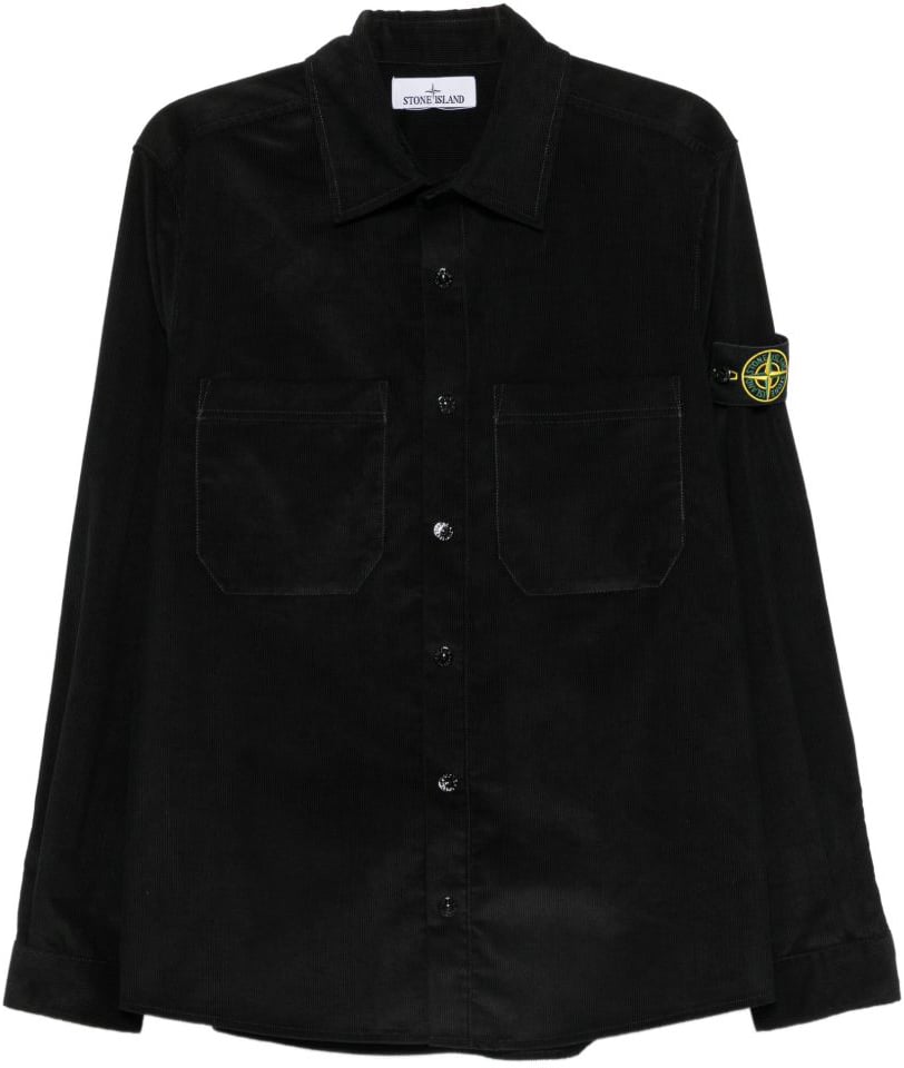 Stone Island Shirts Black Zwart