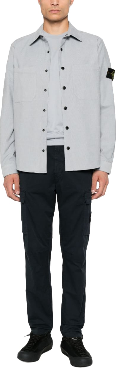 Stone Island Shirts Grey Lichtgrijs