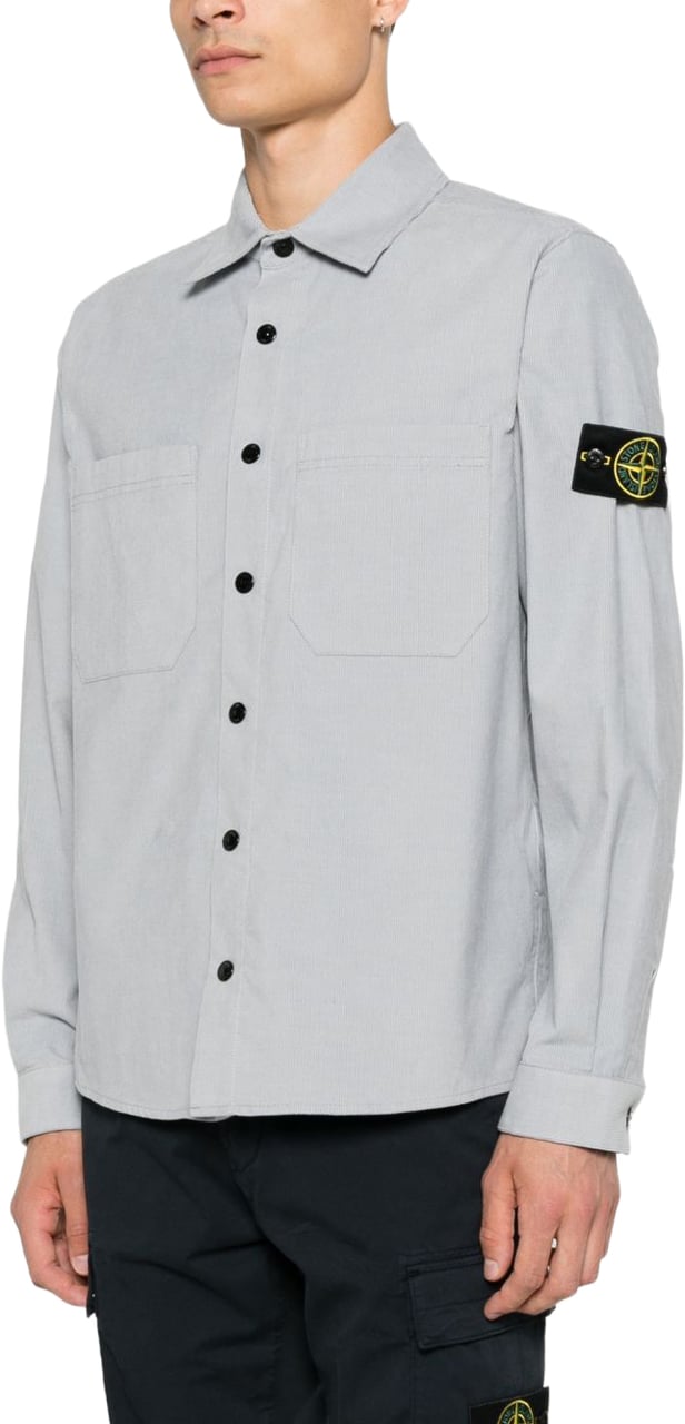 Stone Island Shirts Grey Lichtgrijs