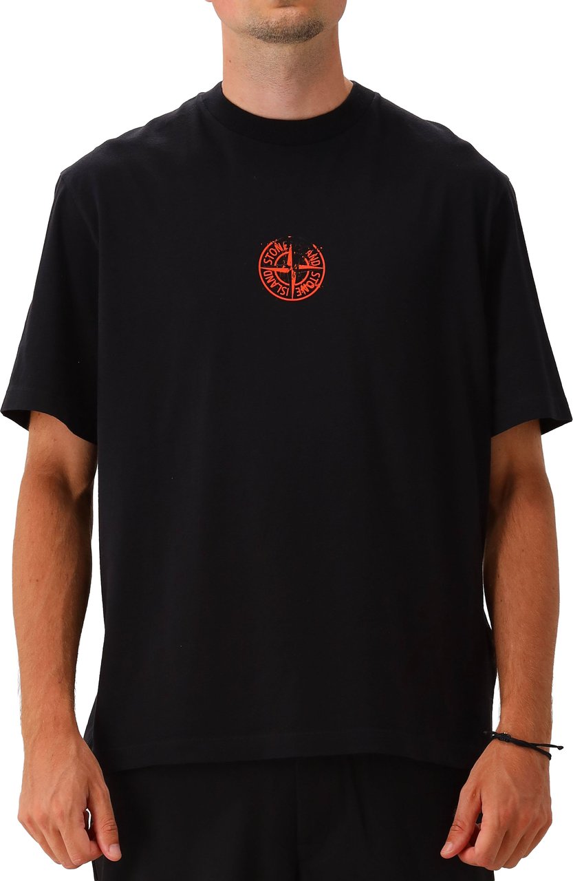 Stone Island T-shirt Zwart SS Zwart