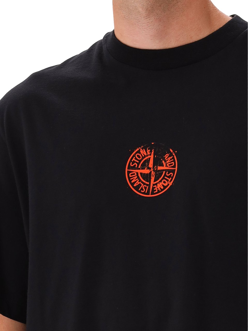 Stone Island T-shirt Zwart SS Zwart