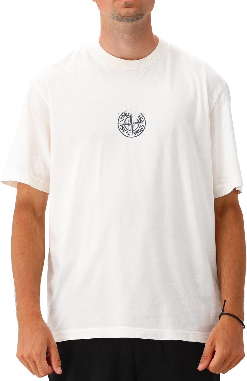 Stone Island T-shirt Wit SS Wit