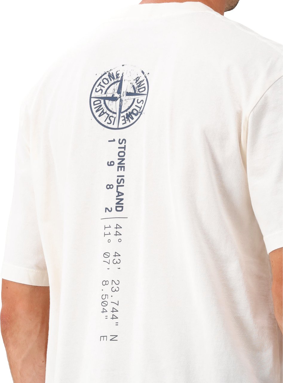 Stone Island T-shirt Wit SS Wit