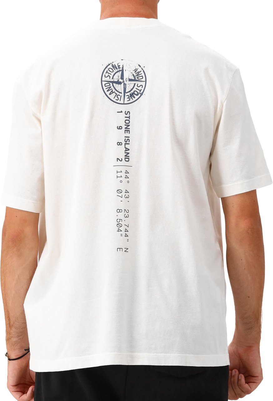 Stone Island T-shirt Wit SS Wit