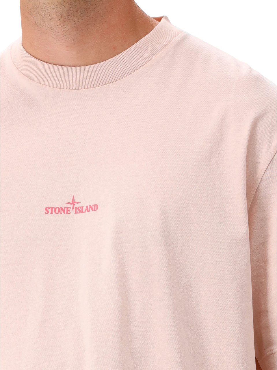 Stone Island T-shirt Roze SS Roze