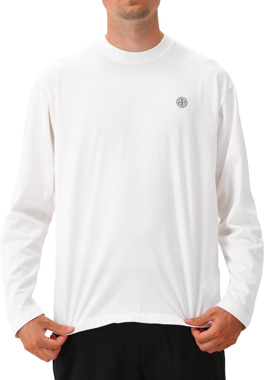 Stone Island Longsleeve Wit Wit