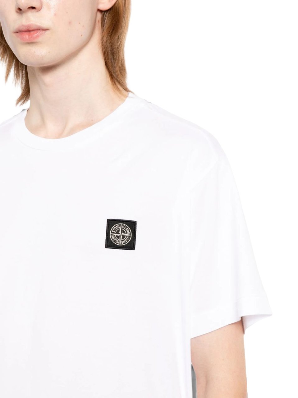 Stone Island T-Shirts And Polos White Wit