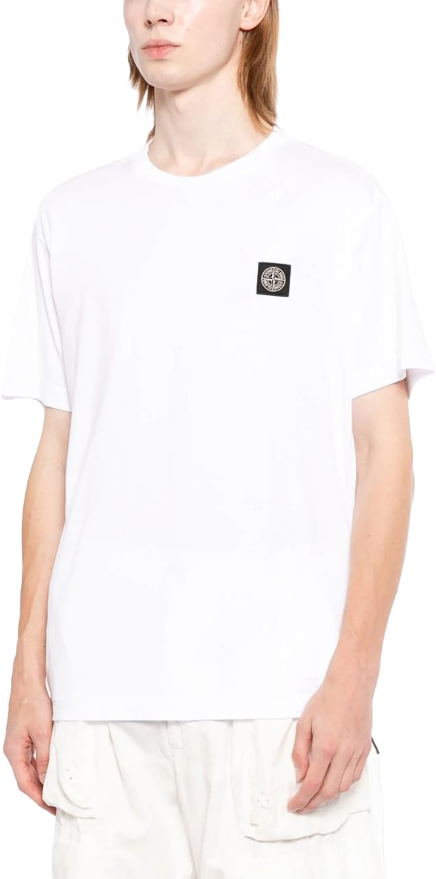 Stone Island T-Shirts And Polos White Wit