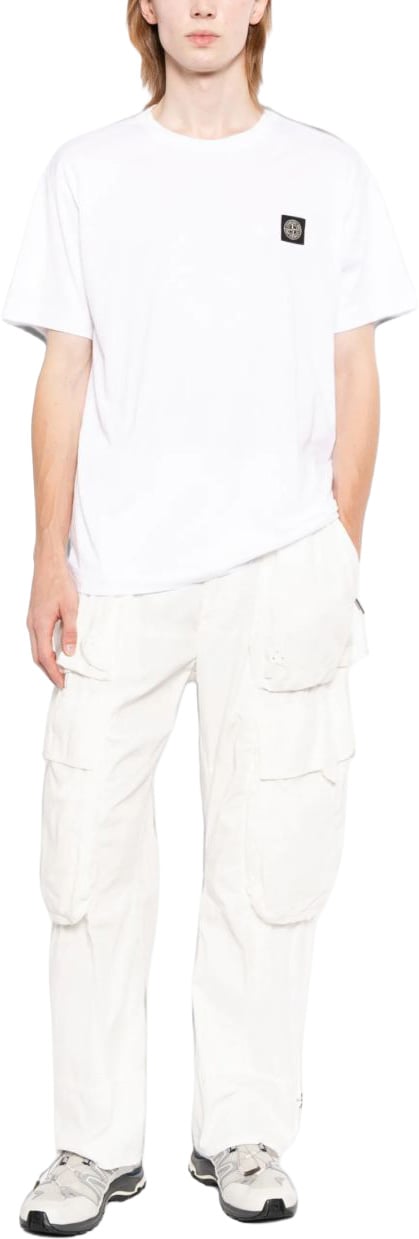Stone Island T-Shirts And Polos White Wit