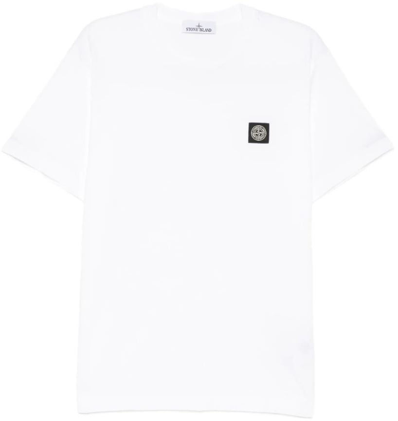 Stone Island T-Shirts And Polos White Wit