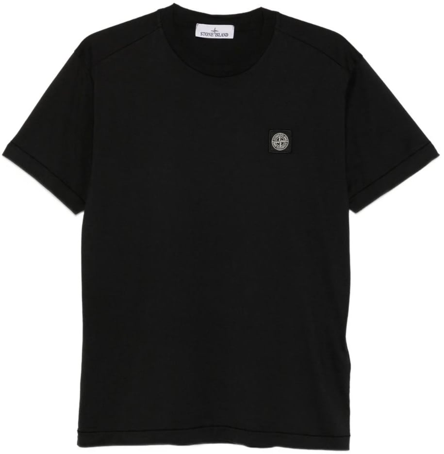 Stone Island T-Shirts And Polos Black Zwart