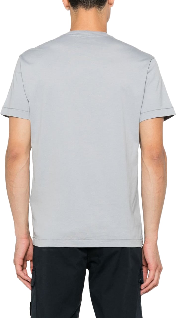 Stone Island T-Shirts And Polos Grey Lichtgrijs