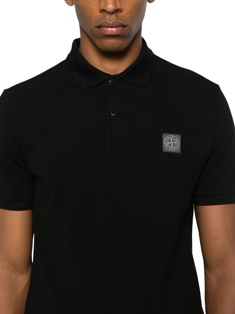 Stone Island T-Shirts And Polos Black Zwart