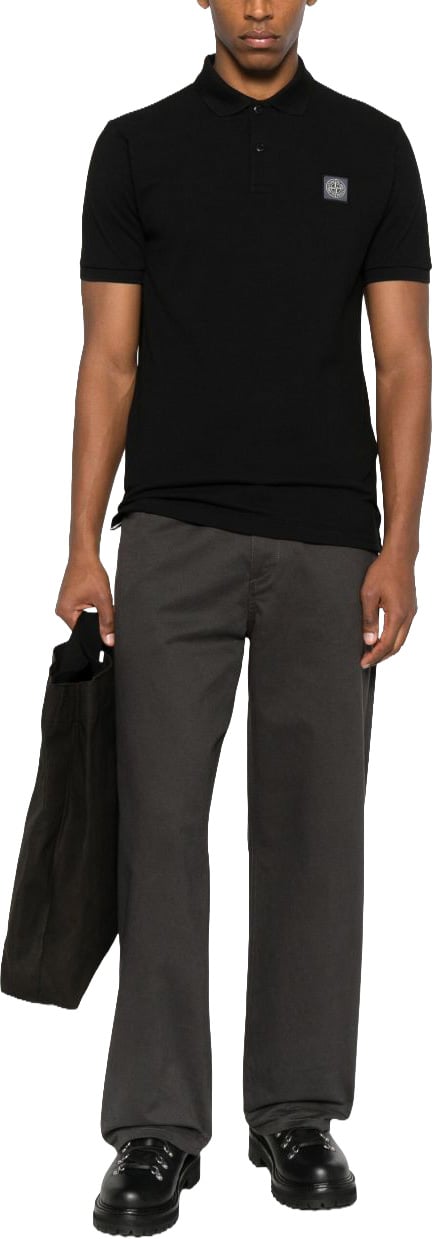 Stone Island T-Shirts And Polos Black Zwart