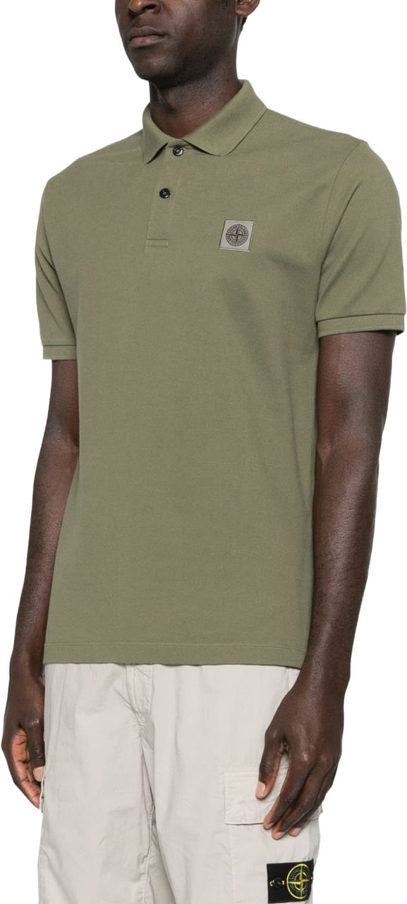 Stone Island T-Shirts And Polos Army Green Donkergroen