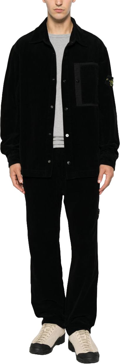 Stone Island Trousers Black Zwart