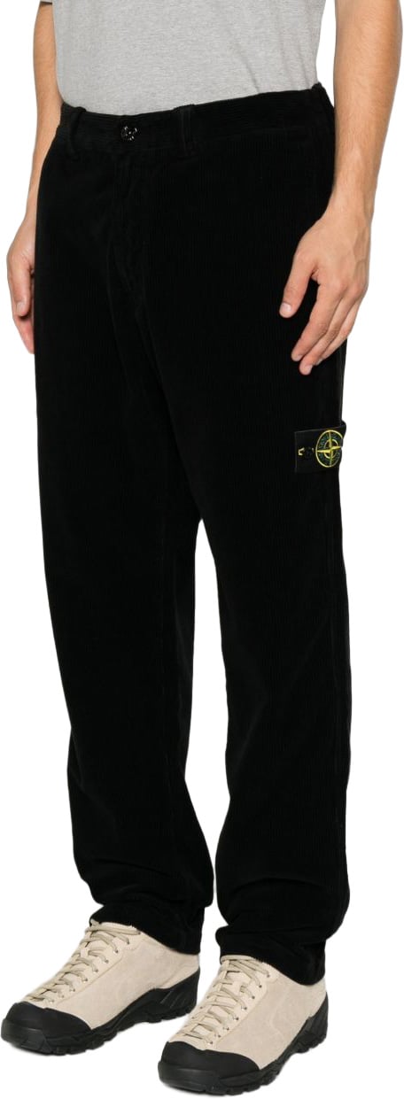 Stone Island Trousers Black Zwart