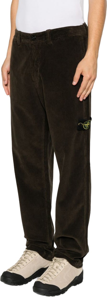 Stone Island Trousers Dark Grey Bruin