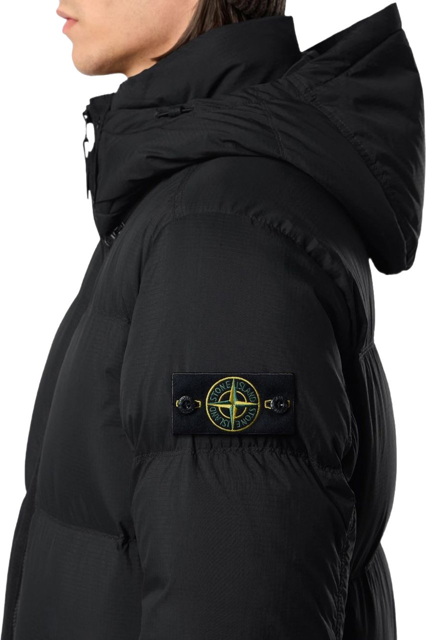 Stone Island Coats Black Zwart