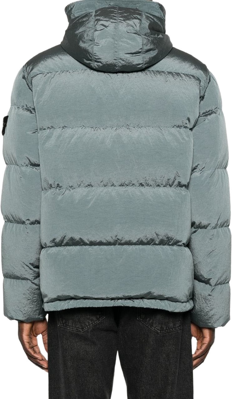 Stone Island Coats Black Lichtgrijs