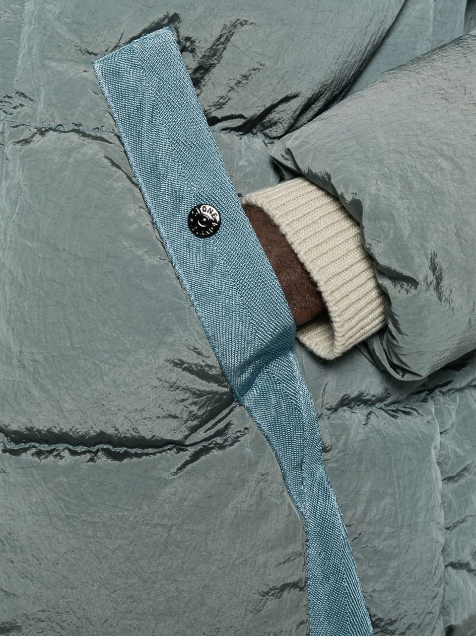 Stone Island Coats Black Lichtgrijs
