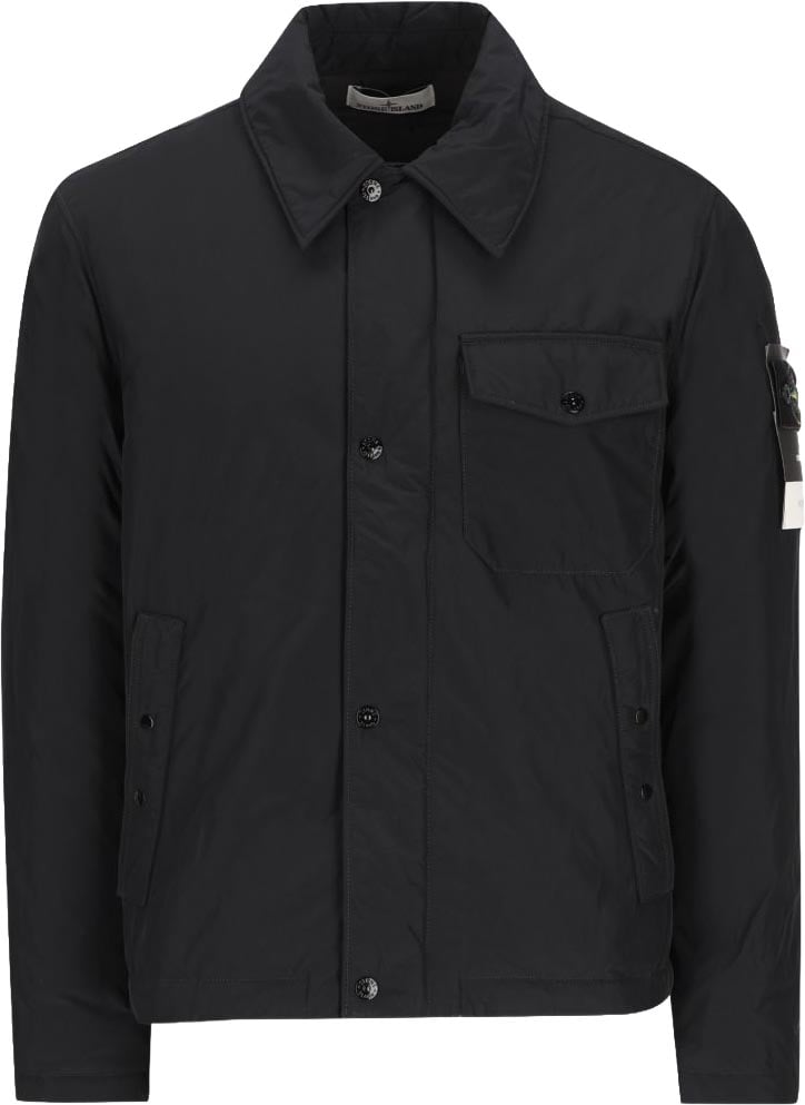 Stone Island Coats Black Zwart