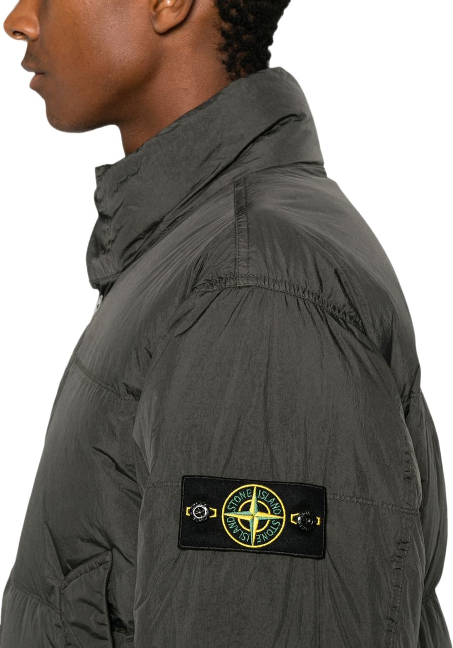 Stone Island Coats Grey Donkergrijs