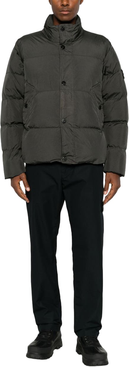 Stone Island Coats Grey Donkergrijs