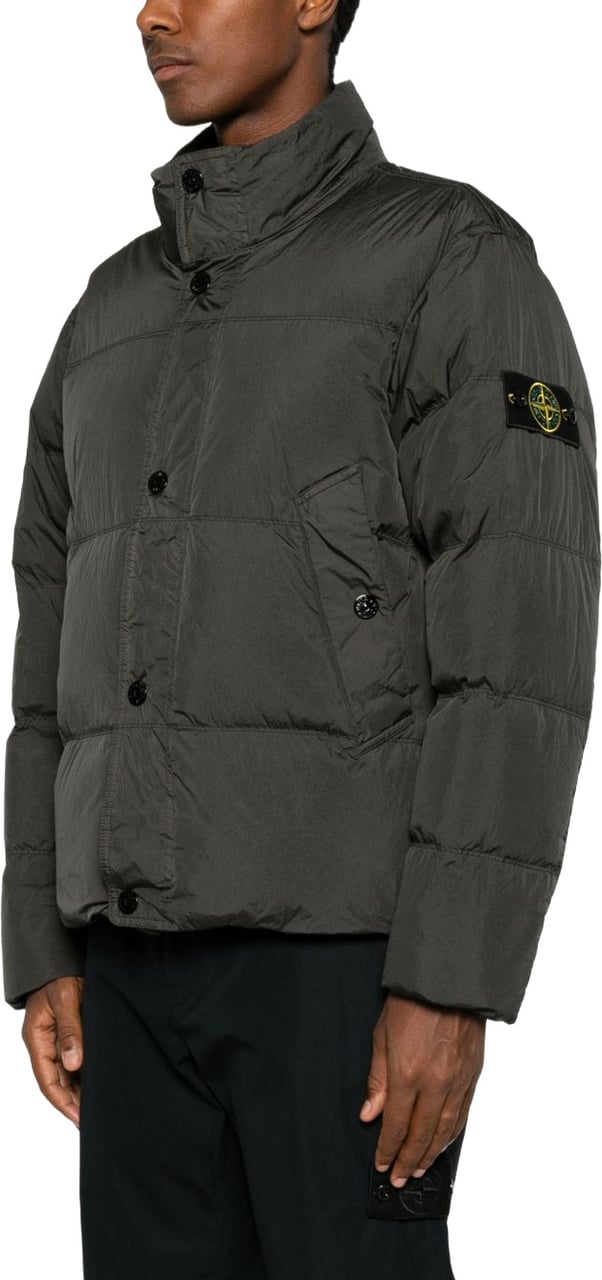 Stone Island Coats Grey Donkergrijs