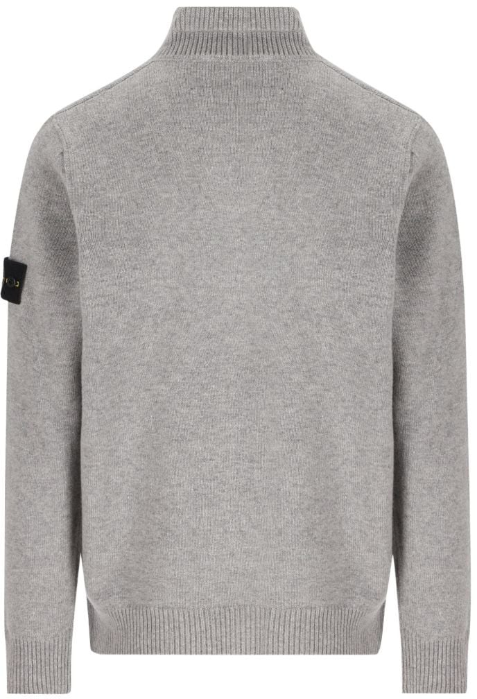Stone Island Sweaters Grey Lichtgrijs