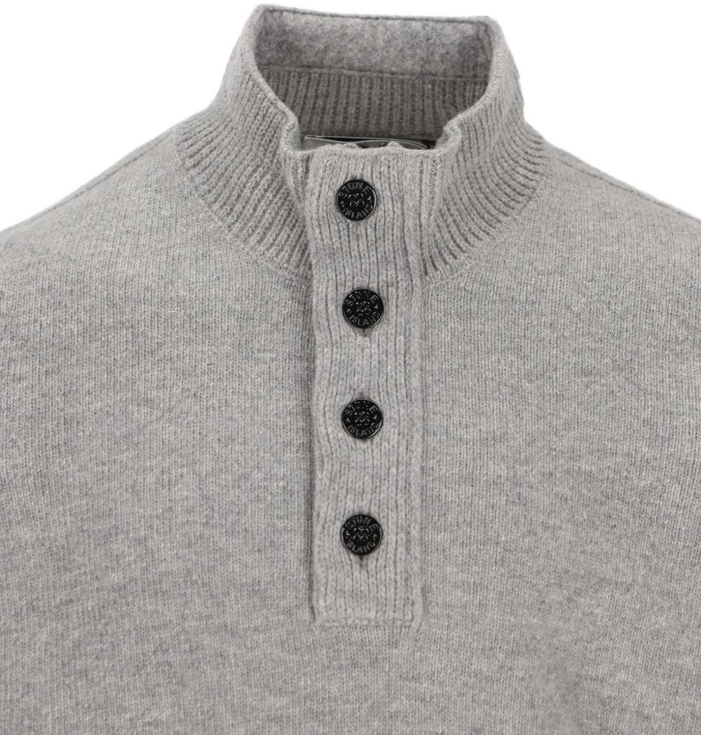 Stone Island Sweaters Grey Lichtgrijs