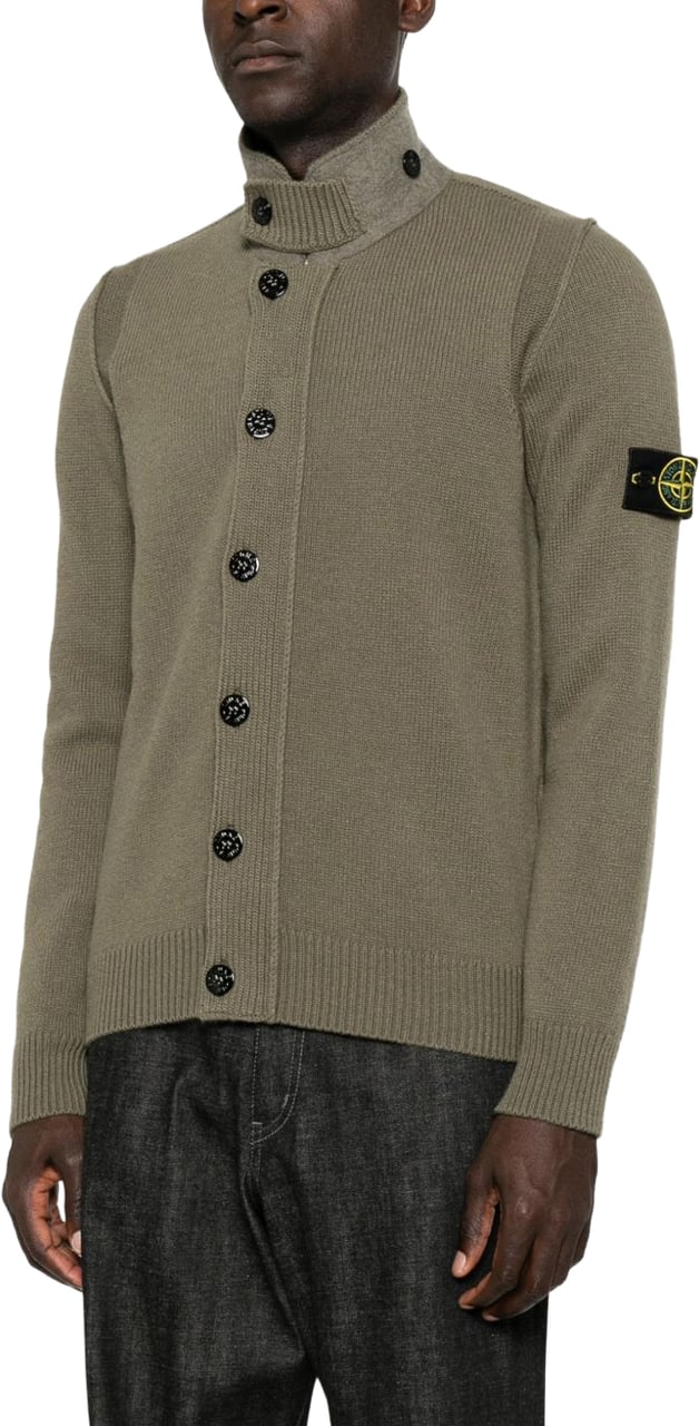 Stone Island Sweaters Army Green Donkergroen