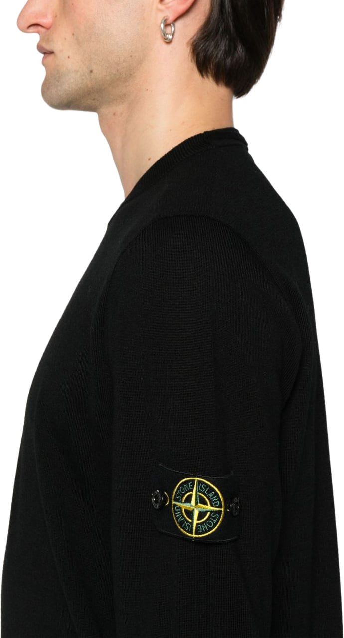 Stone Island Sweaters Black Zwart