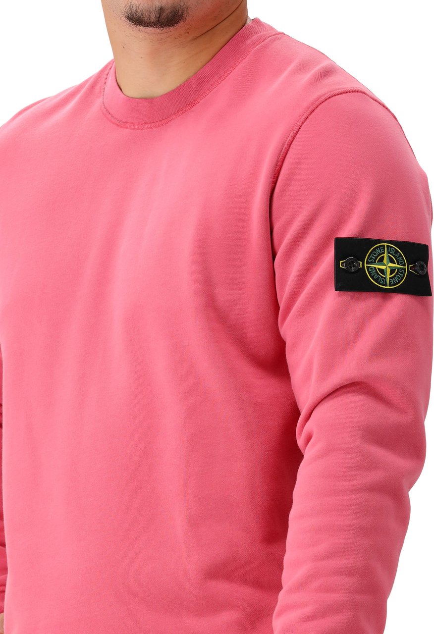 Stone Island Sweater Roze Roze