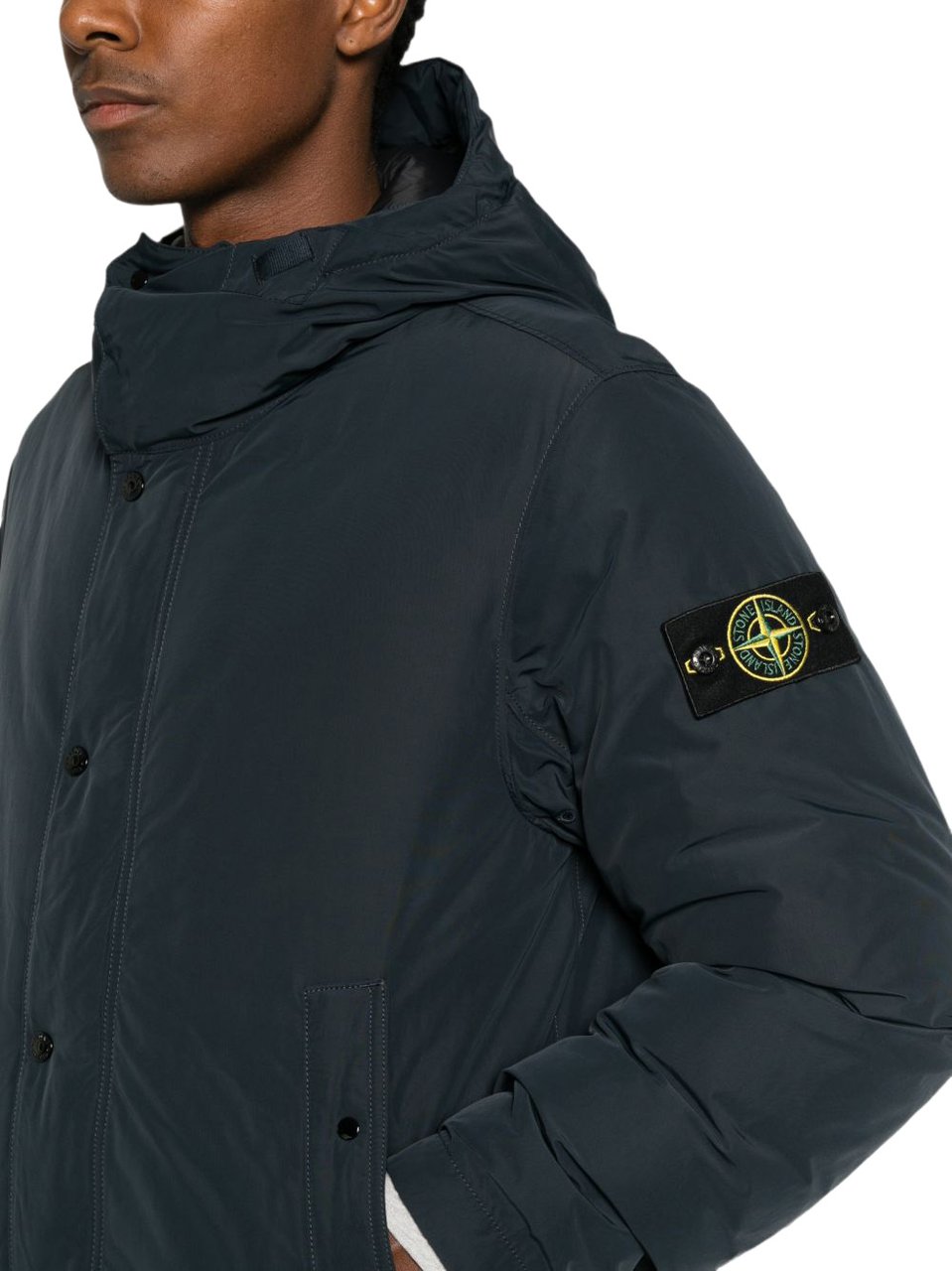 Stone Island Coats Navy Navy