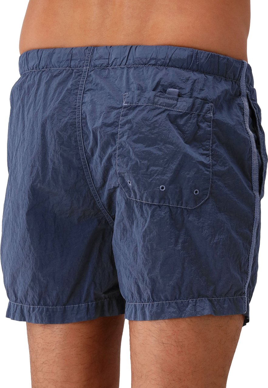 Stone Island Zwembroek Blauw Blauw