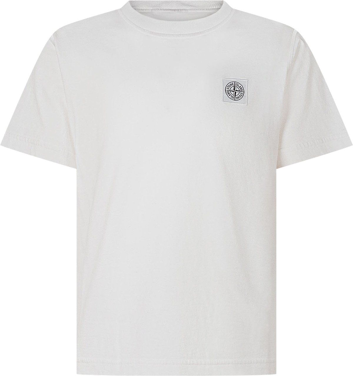 Stone Island T-shirt con Logo Wit