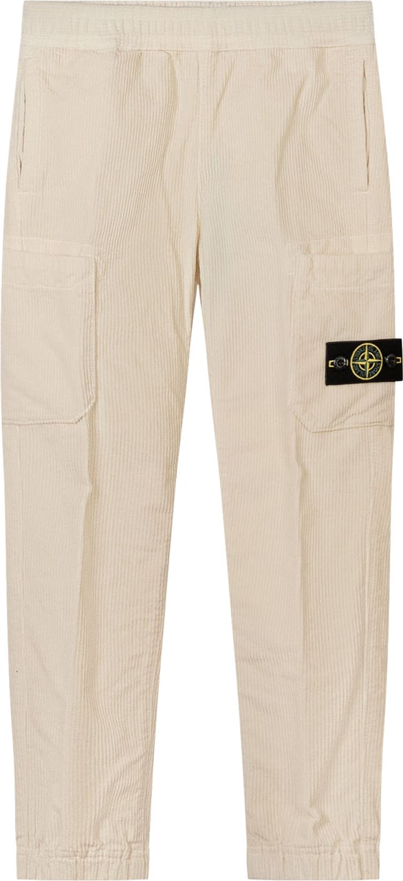 Stone Island Pantaloni Cargo Wit