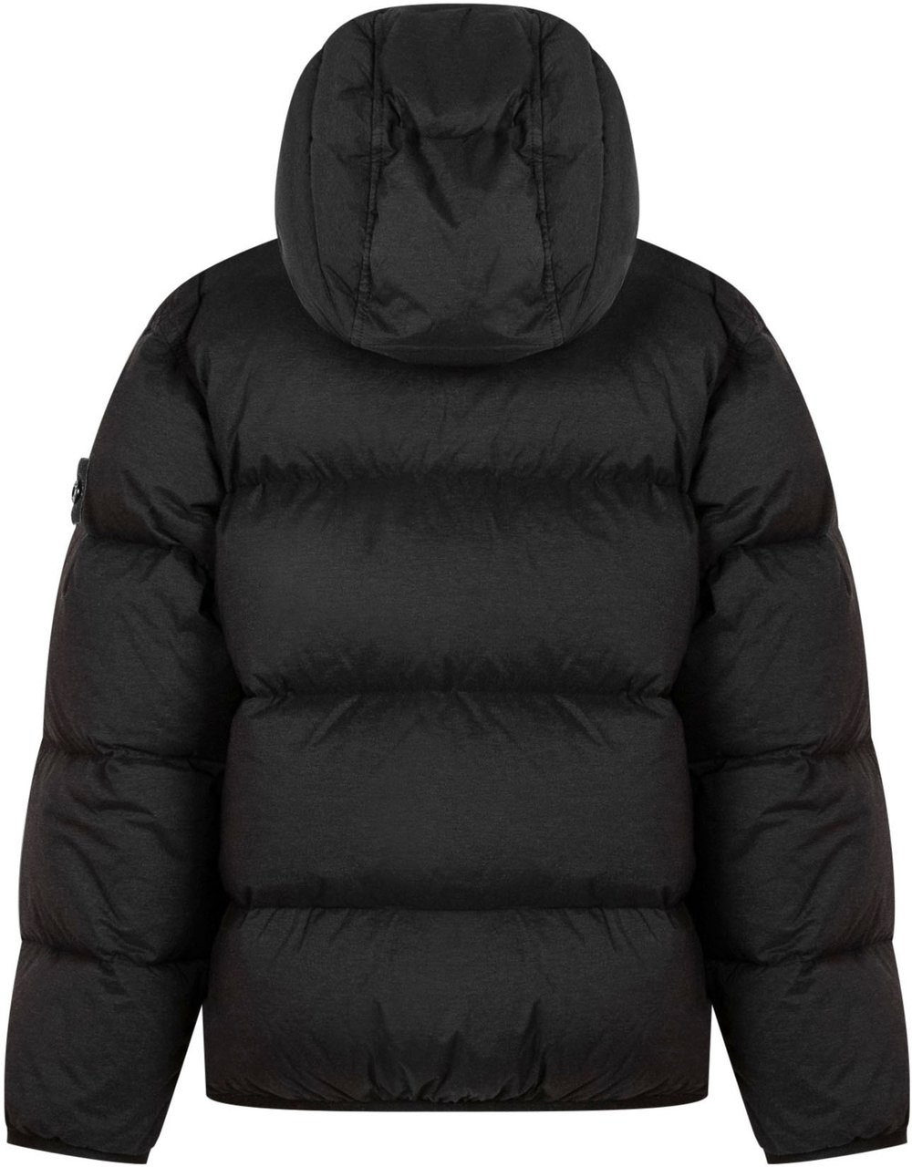 Stone Island Piumino Corto con Cappuccio Zwart