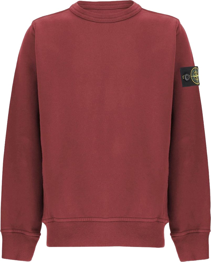 Stone Island Sweaters Cherry Maroon