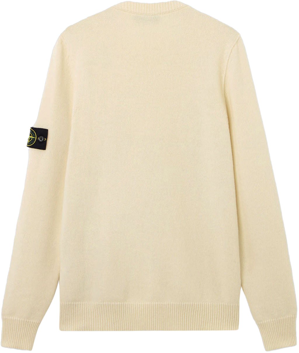 Stone Island LAMBSWOOL CREW NECK DESERT Beige