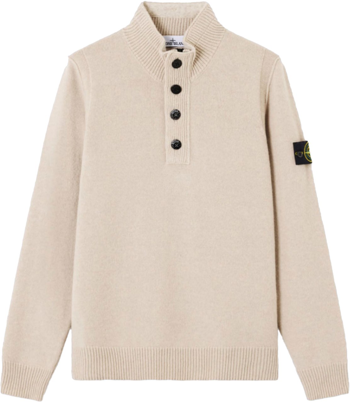 Stone Island LAMBSWOOL LS POLO DESERT Beige