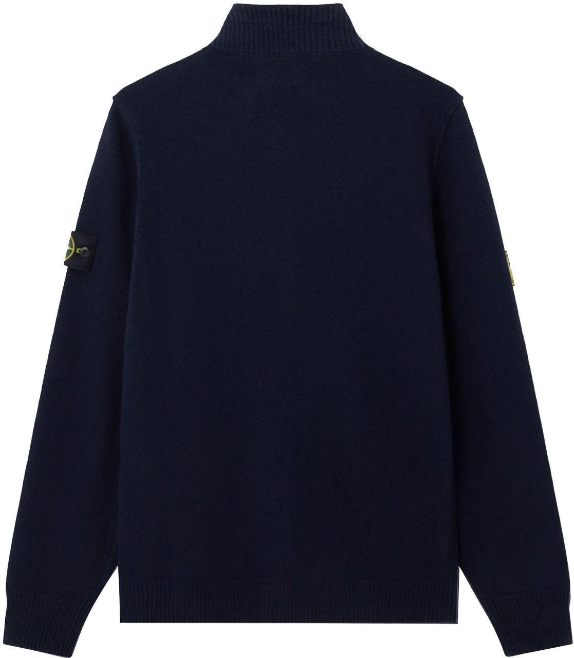 Stone Island LAMBSWOOL LS POLO NAVY BLUE Blauw