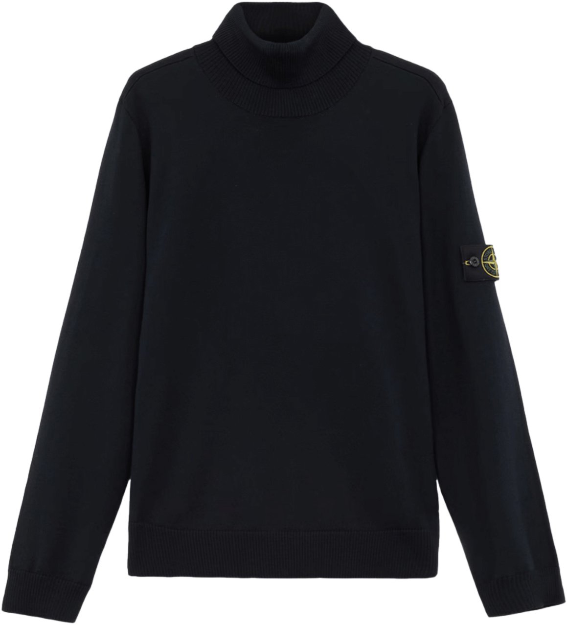 Stone Island LIGHT PURE RWS WOOL T-NECK NAVY BLUE Blauw