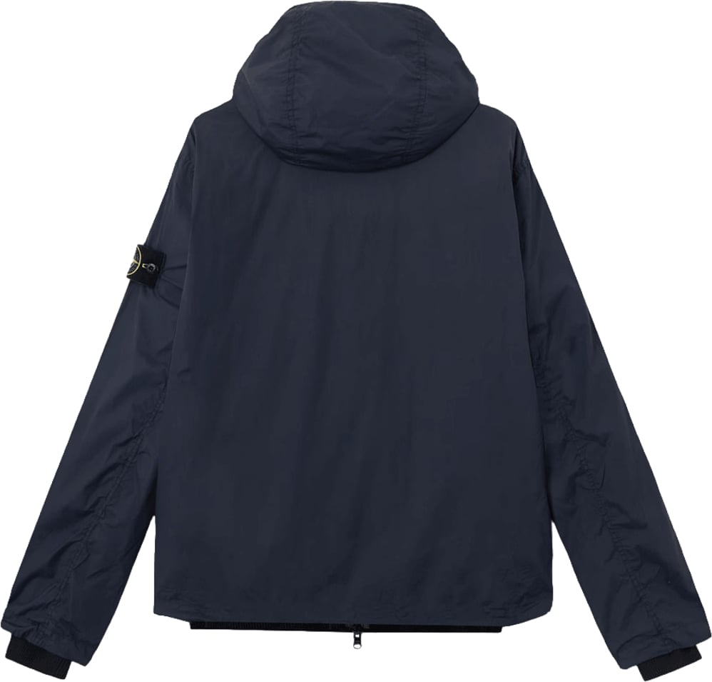 Stone Island Licht handgemaakt biologisch katoenen vest in marineblauw. Navy