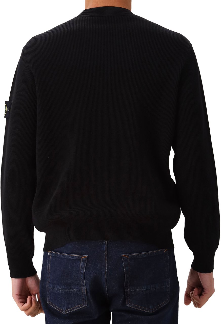 Stone Island Stone Island Gebreide Trui Zwart Zwart