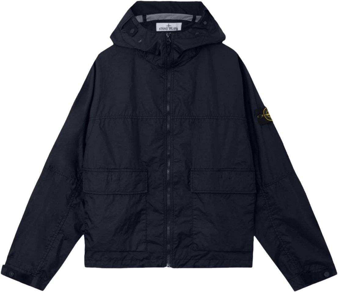 Stone Island MEMBRANA 3L TC SHORT PARKA NAVY BLUE Blauw