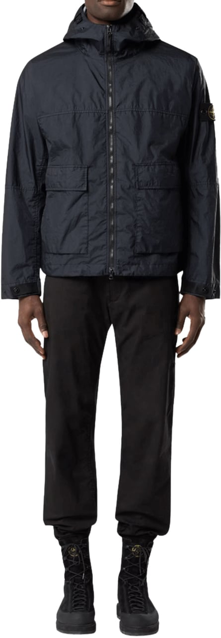 Stone Island MEMBRANA 3L TC SHORT PARKA NAVY BLUE Blauw